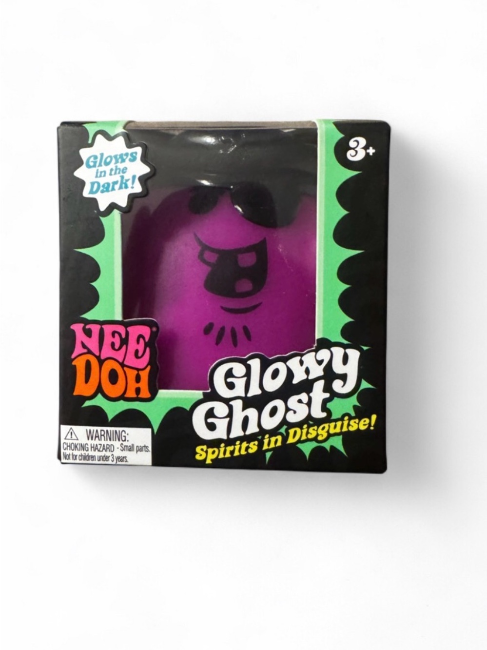 NeeDoh Glowy Ghost Squishy Stress Toy